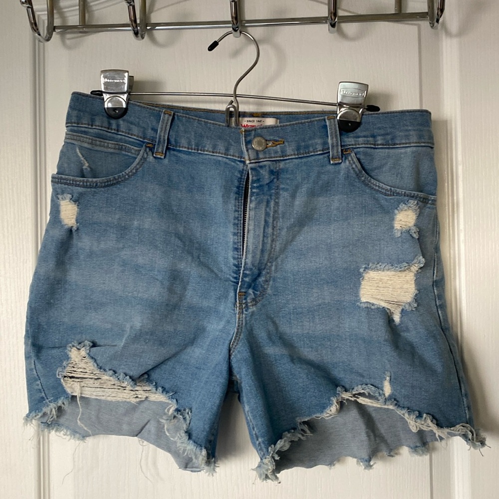 Wrangler Distressed Jean Shorts
